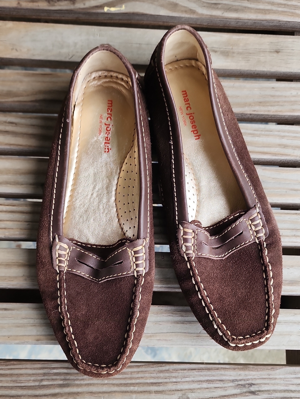 Marc Joseph Ladies Suede Loafers
